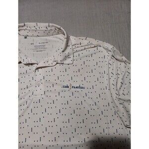 UnderArmor The Playoff Polo Men's XL  The Players Embroidered Geometric Pattern